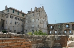 houses kamienice peristil perystyl split diocletian palace