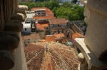 view from saint dominus bell tower diocletian mausoleum